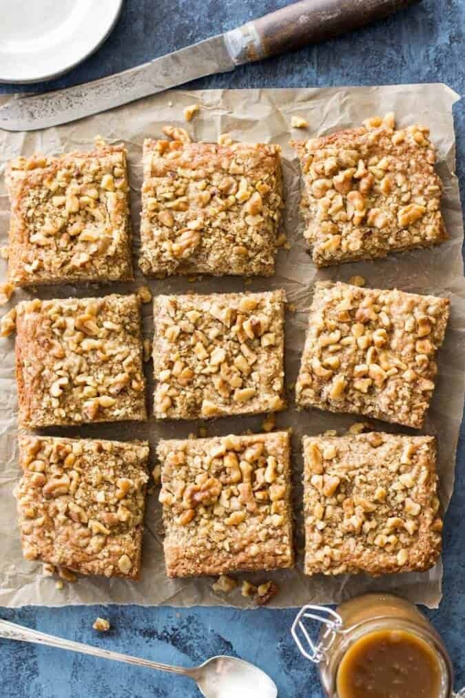 Brown Butter Blondies || SugarSpunRun